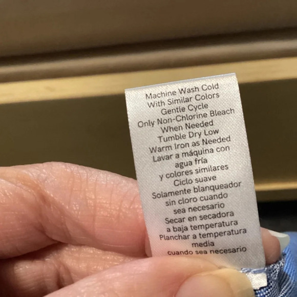 Venus dress size 16 chambray blue sleeveless elastic waist surplice top causal - Picture 8 of 8